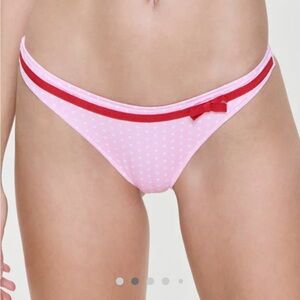 Dove Bikini Bottom - Pink Polka
Dot